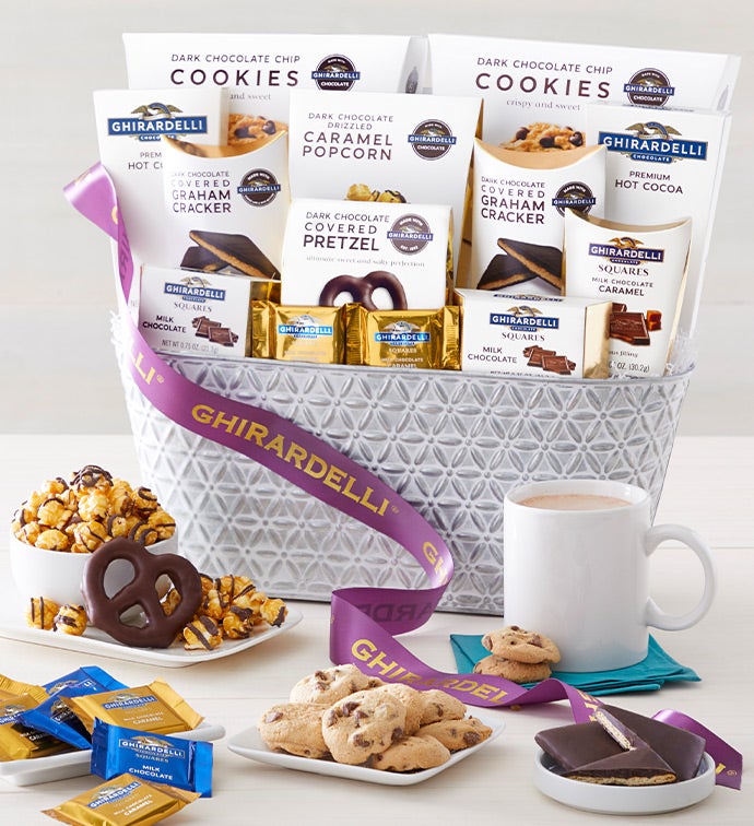 Classic Ghirardelli Gift Basket